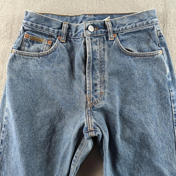 Vintage Calvin Klein Jeans Womens 9/30 Blue High Rise Mom Relaxed Denim USA 90s - Picture 2 of 13